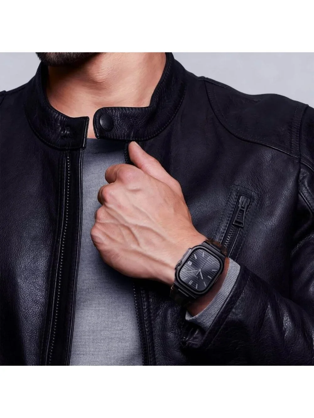 Handcrafted Leather Band for Apple Watch Ultra & Series 1-3 | Adjustable, Quick